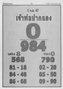 เลขเด็ด 1 9 67